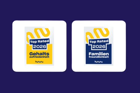 kununu Top-Rated-Siegel